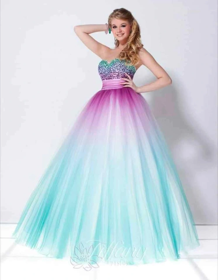 Tiffany prom sweetheart dress