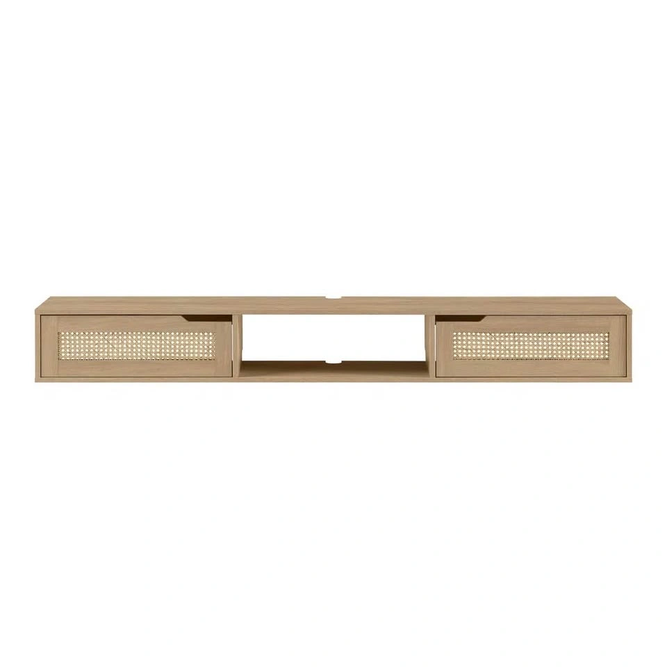 Floating Rattan TV Stand Media Console - Without mounting bracke - photo 4