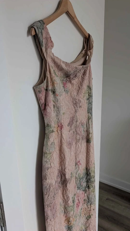 Adrianna Papell Floral Jacquard Maxi Dress - photo 3