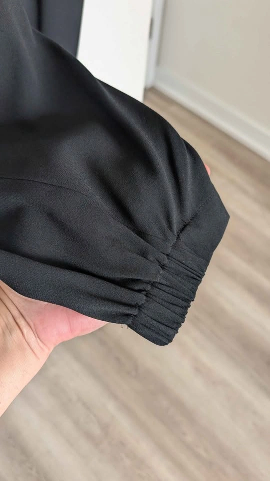 Babaton Black Jogger Dress Pants Size XL - photo 4