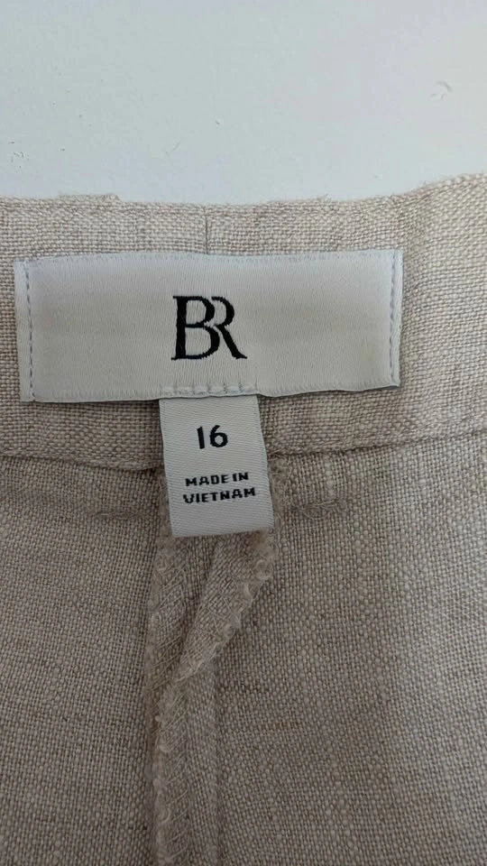 Banana Republic Linen Trousers Size 16 - photo 3