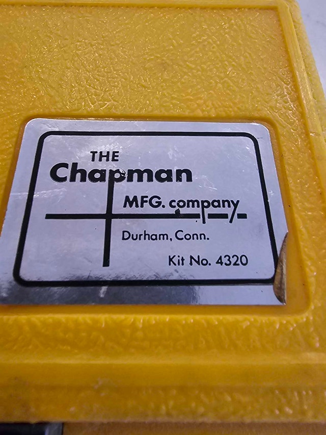 Chapman Kit No. 4320 Tool Set - photo 4