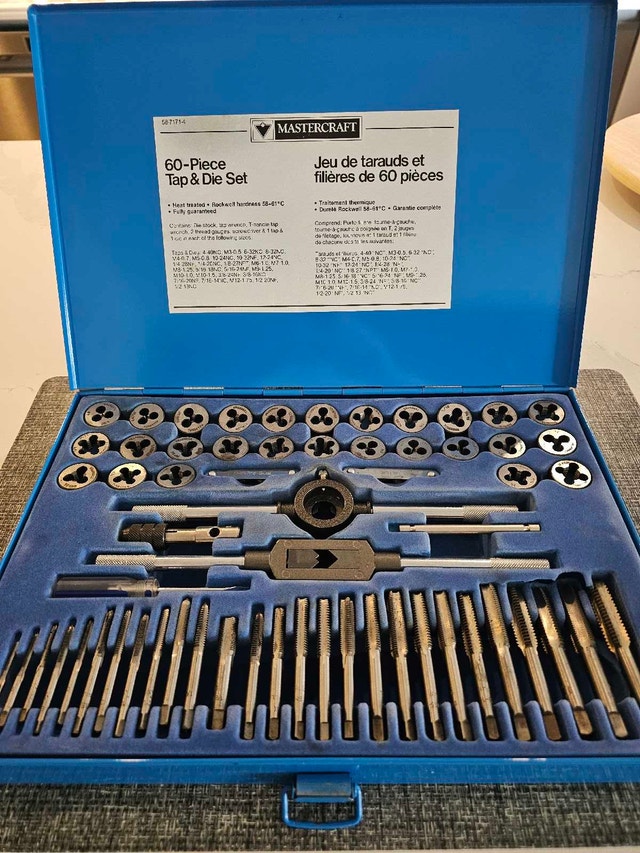 Mastercraft 60-Piece Tap & Die Set