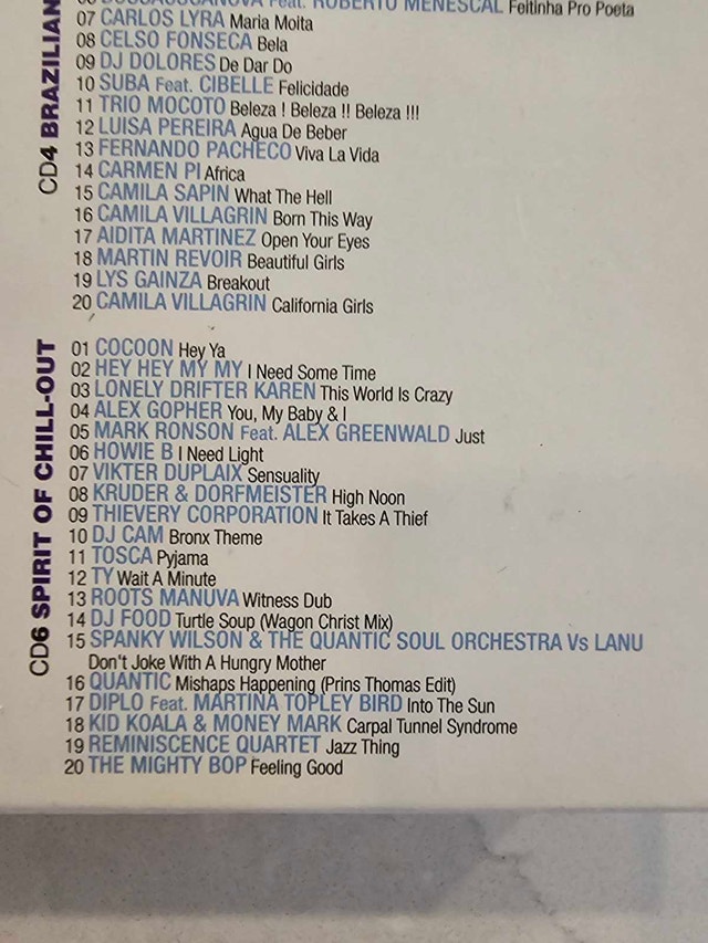Best of Lounge Music 6-CD Compilation Set - photo 4