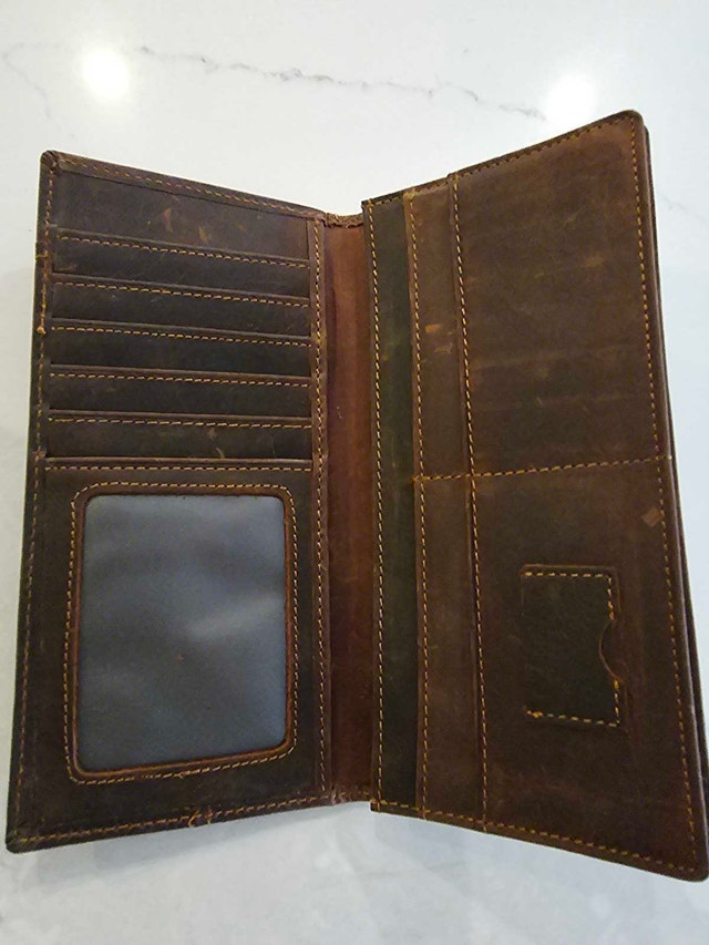 Leather Long Wallet