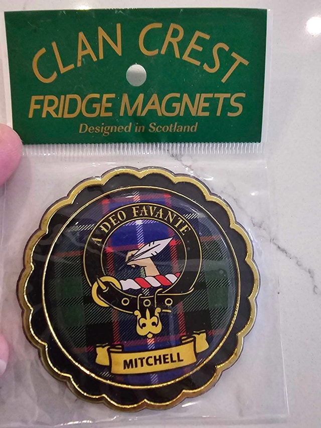 Clan Crest Fridge Magnet Mitchell