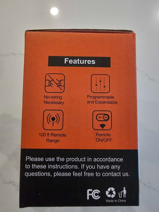 Suraielec Wireless Remote Outlet - photo 3
