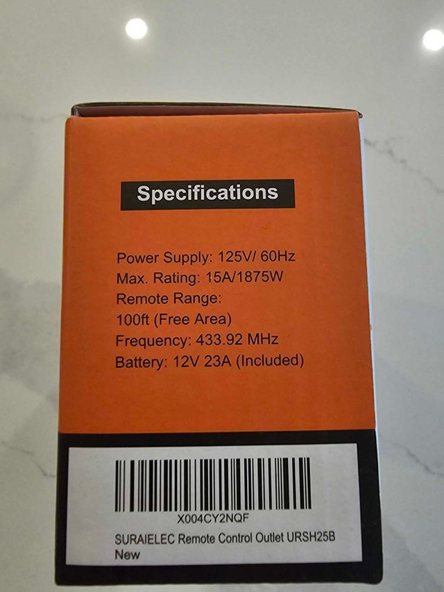 Suraielec Wireless Remote Outlet - photo 4