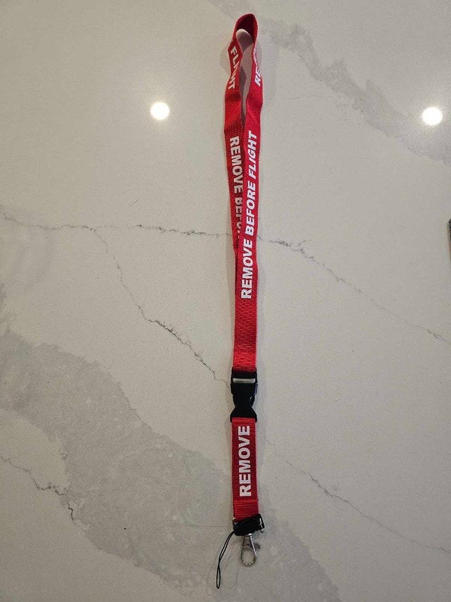 Remove Before Flight Lanyard