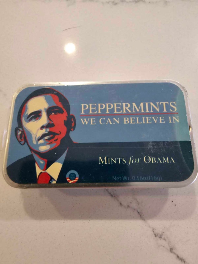 Amuse Mints Barack Obama Collectible Tin