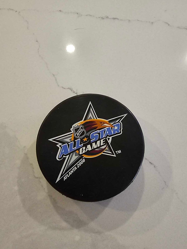 NHL 2008 Atlanta All-Star Game Hockey Puck - photo 2