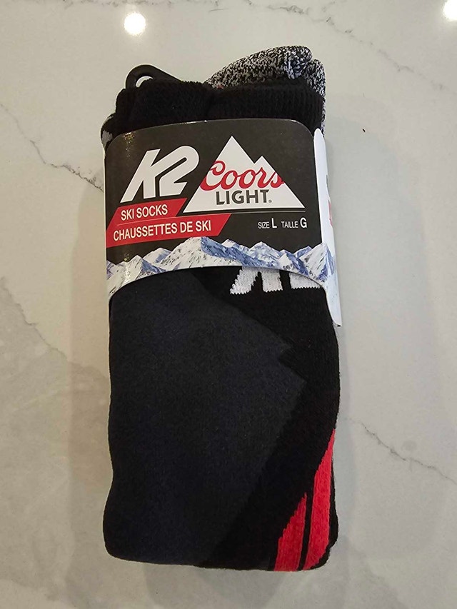 K2 Coors Light Ski Socks