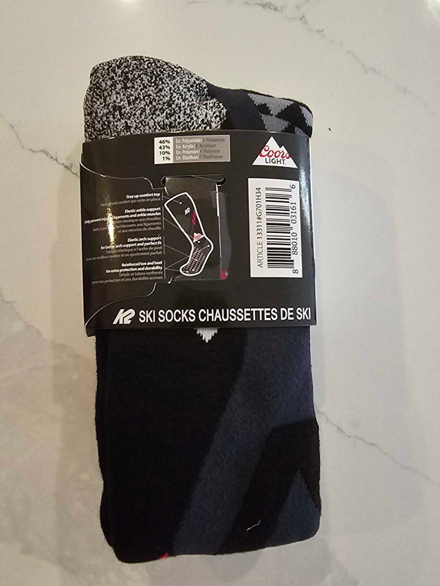 K2 Coors Light Ski Socks - photo 2