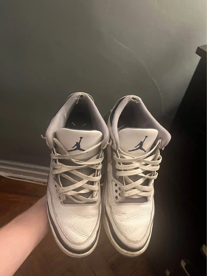 Midnight Navy Jordan 3s - photo 3