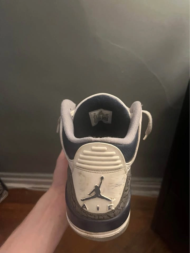 Midnight Navy Jordan 3s - photo 5