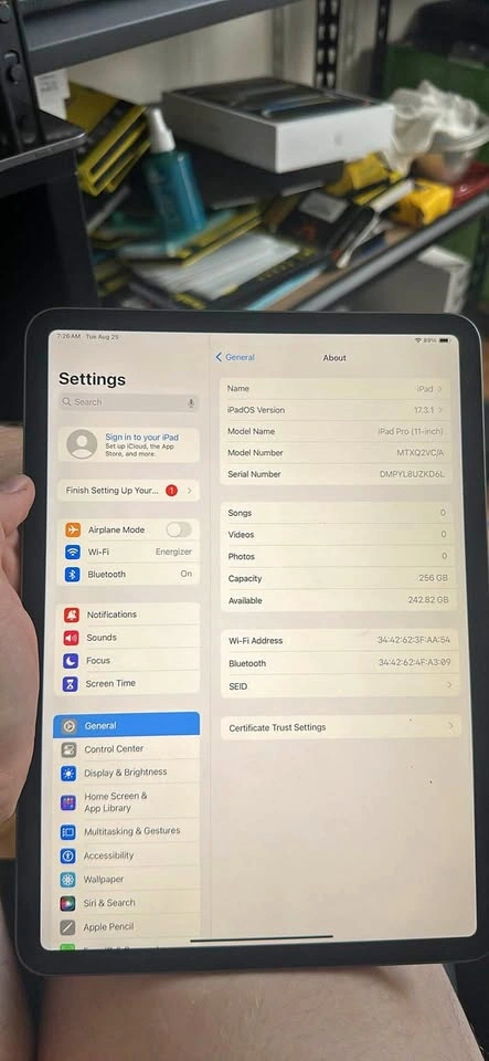 iPad Pro 11-inch 256GB (1st Gen)