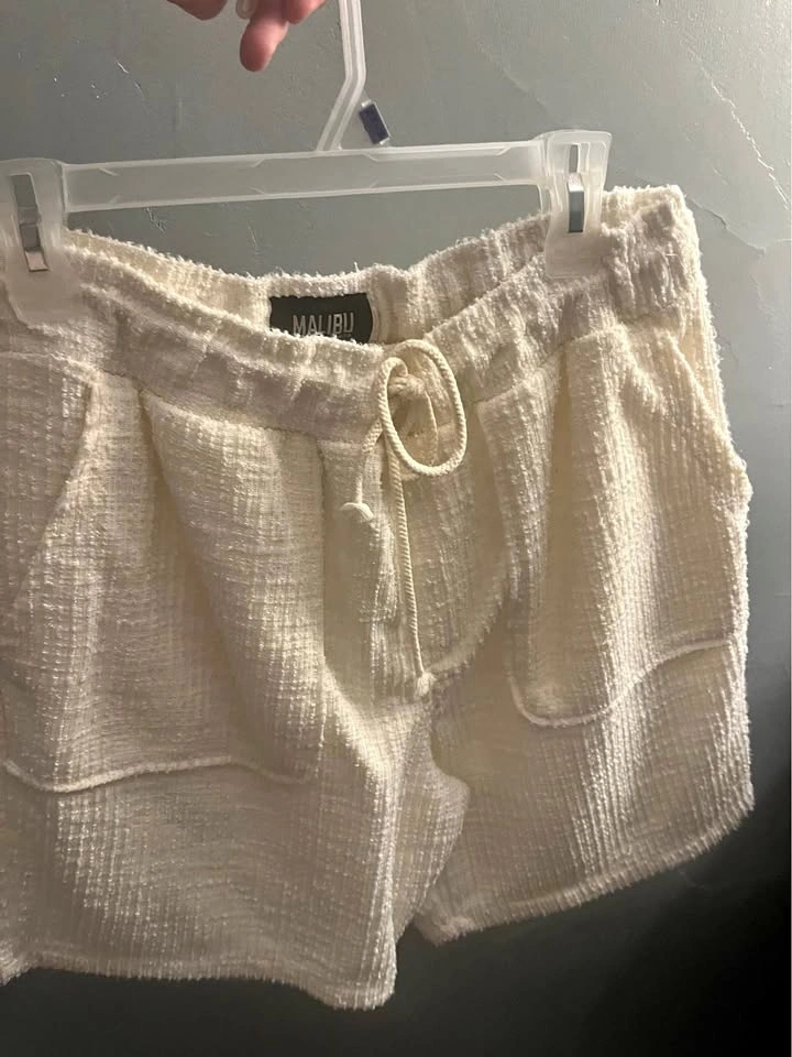 Malibu by Drill Clothing Co. Cream Shorts