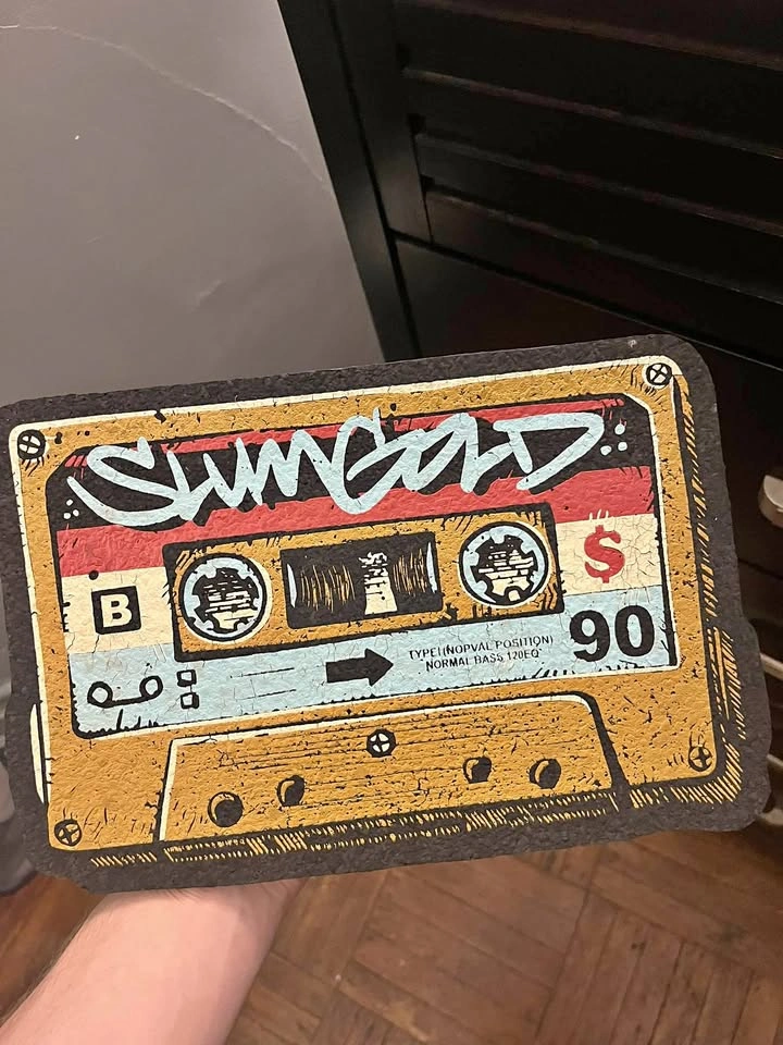 Limited edition Slum Gold ‘Mixtape’ Moodmat