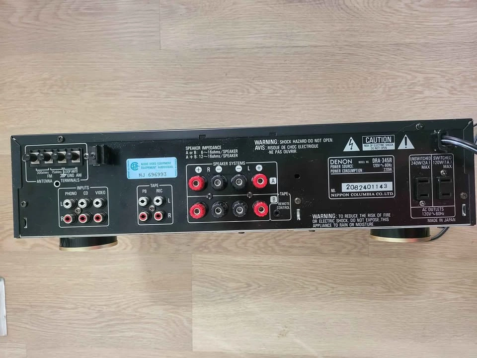 Denon DRA-345R AM-FM Stereo Receiver - photo 3