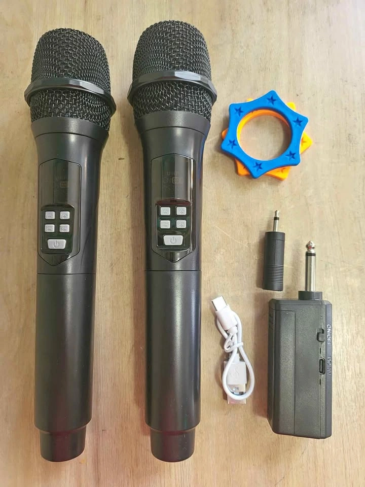 Dual Wireless Rechargeable Microphone