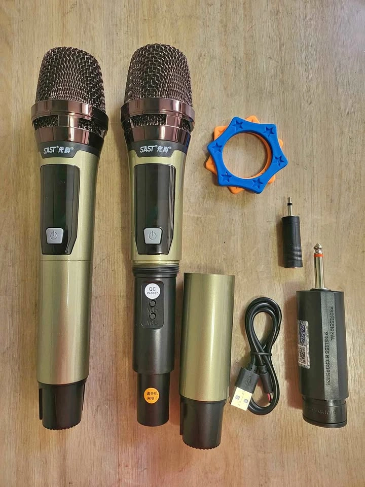 Dual Wireless Rechargeable Microphone
