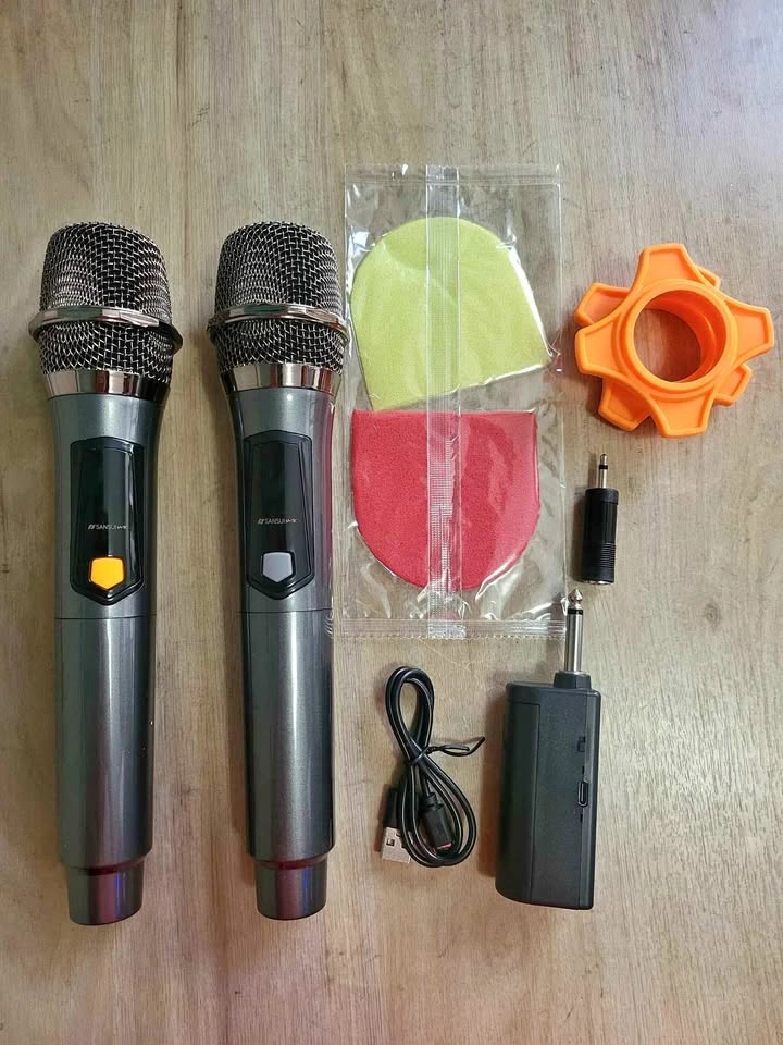 Dual Wireless Rechargeable Microphone