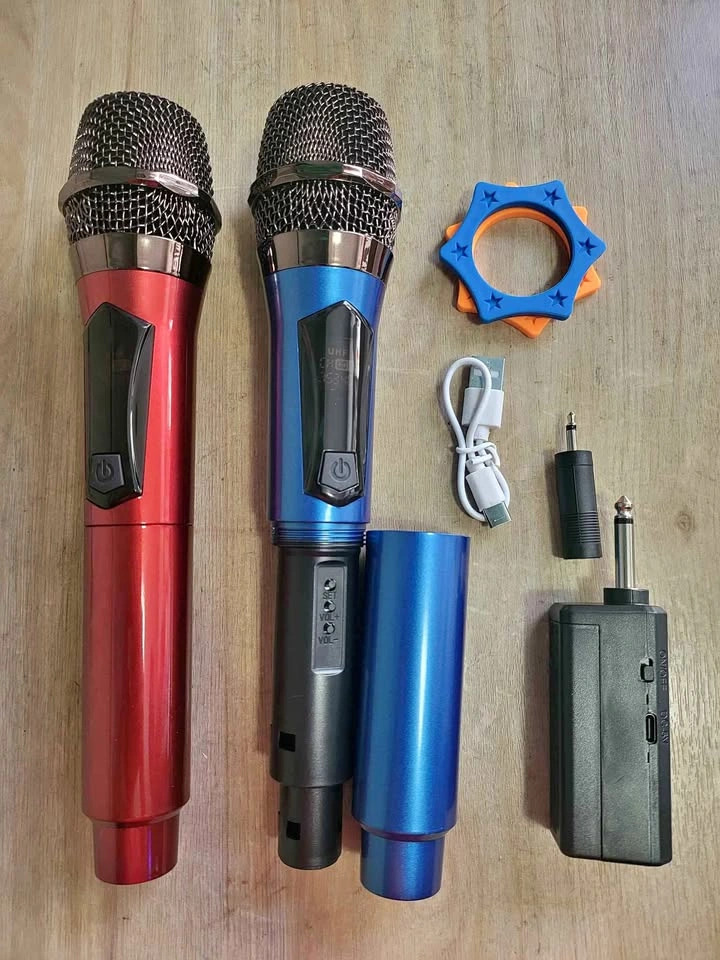Dual Wireless Rechargeable Microphone