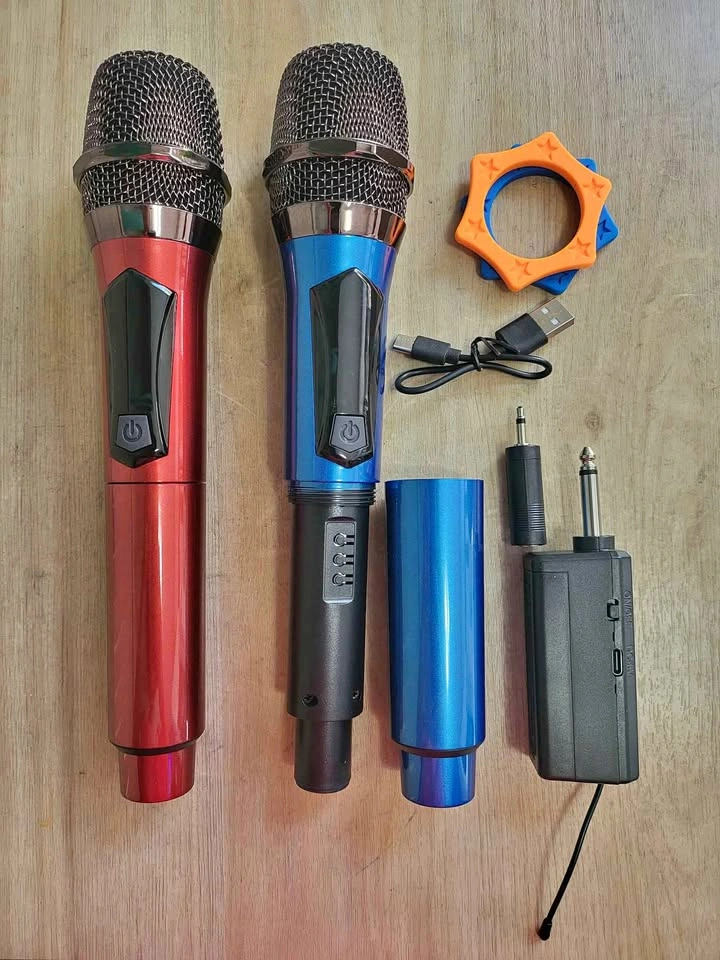 Dual Wireless Rechargeable Microphone