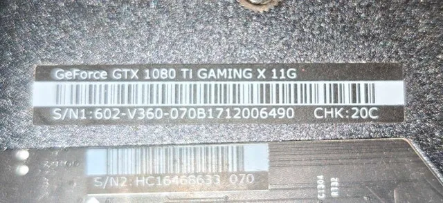 MSI GeForce GTX 1080 Ti Gaming X 11G