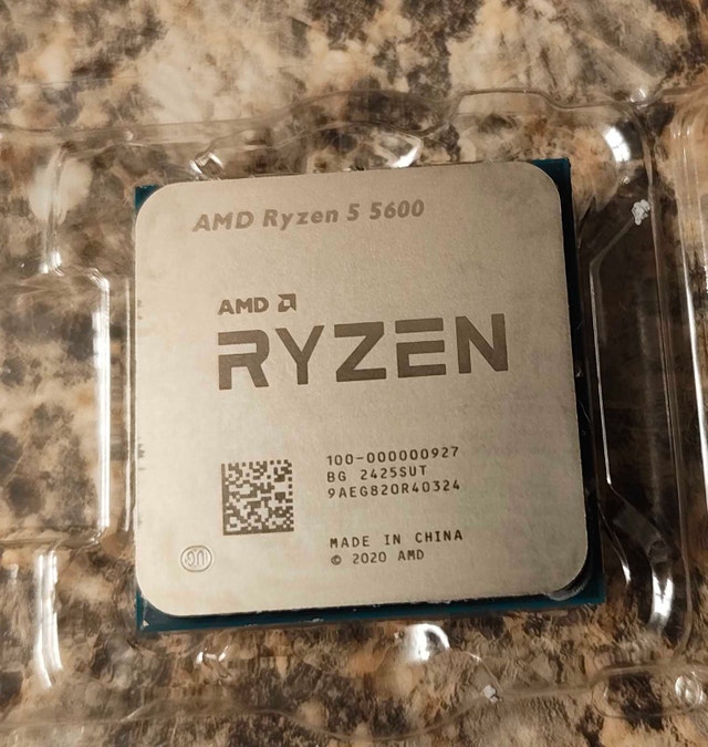 AMD Ryzen 5 5600 JGINYUE B550I Motherboard Bundle