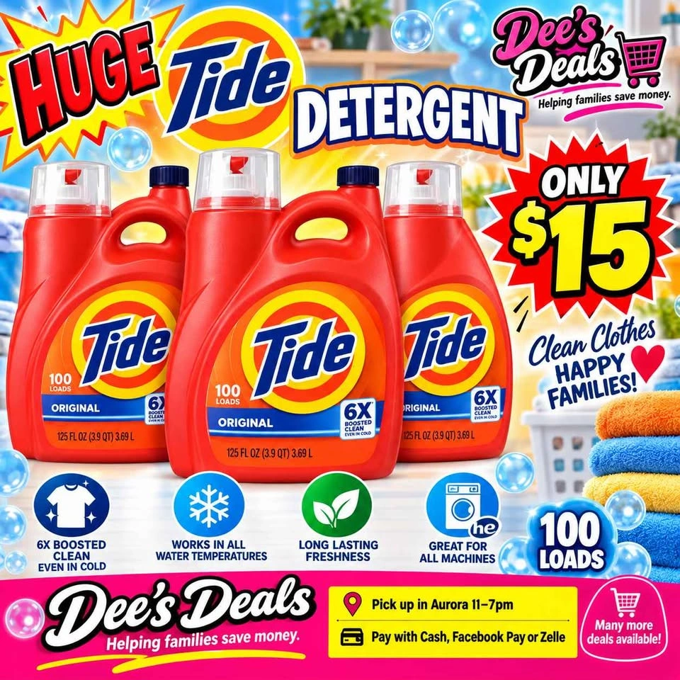 Huge Tide $15 each - photo 2