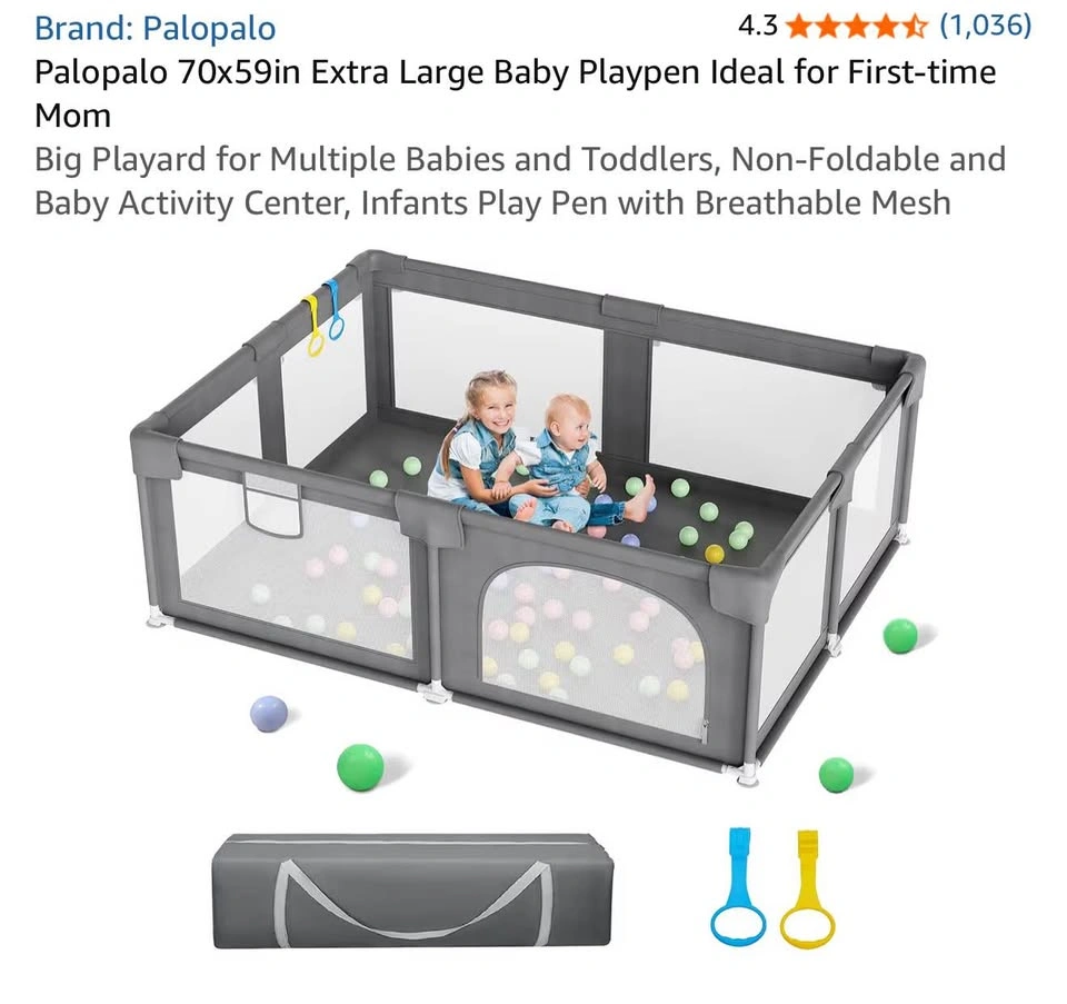 Baby Playpen (70x59in) XL size - photo 3