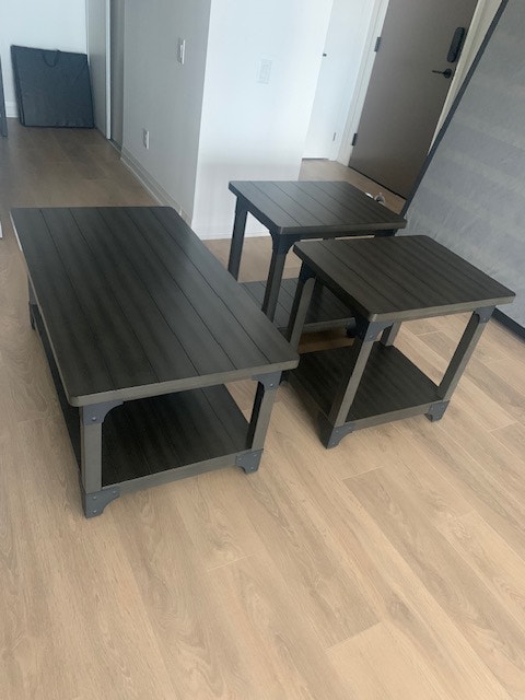 Coffee Table + 2 End Tables Set - photo 4