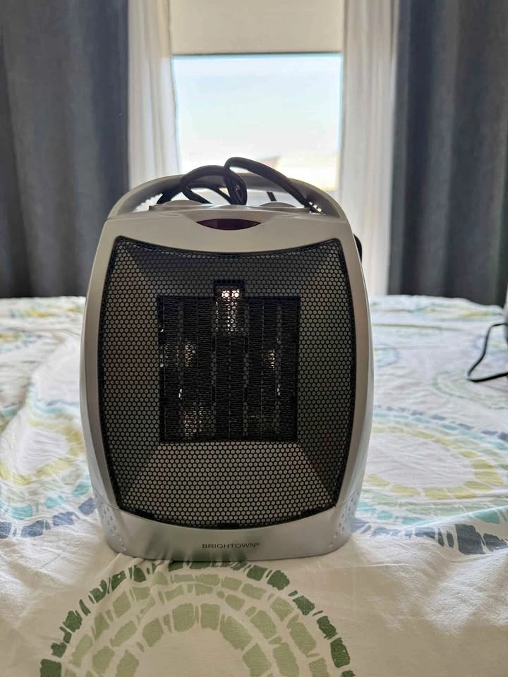 Portable Ceramic Space Heater & 2 Cool Mist Humidifiers