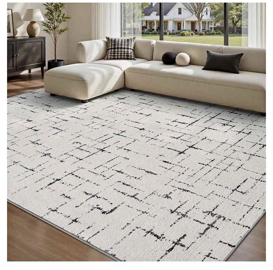 Brand new 8x10 Area Rug - Textured Tufted Modern Neutral