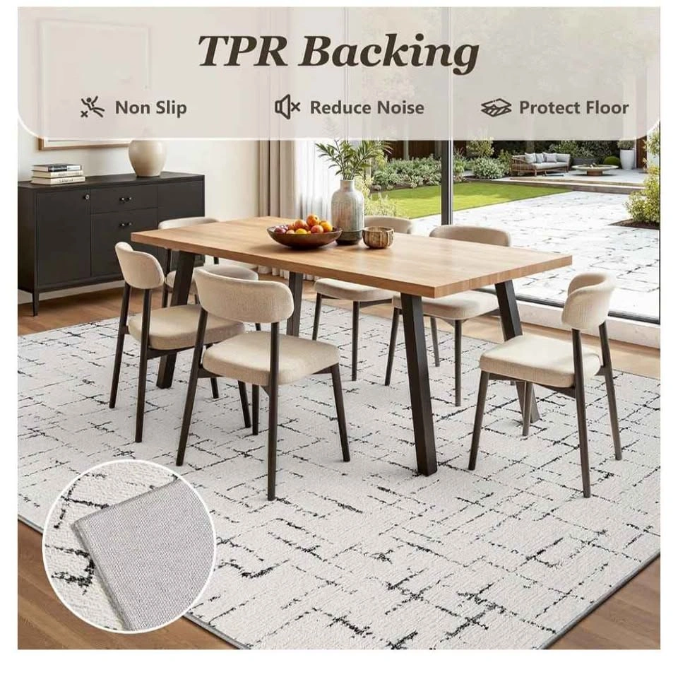 Brand new 8x10 Area Rug - Textured Tufted Modern Neutral - photo 2