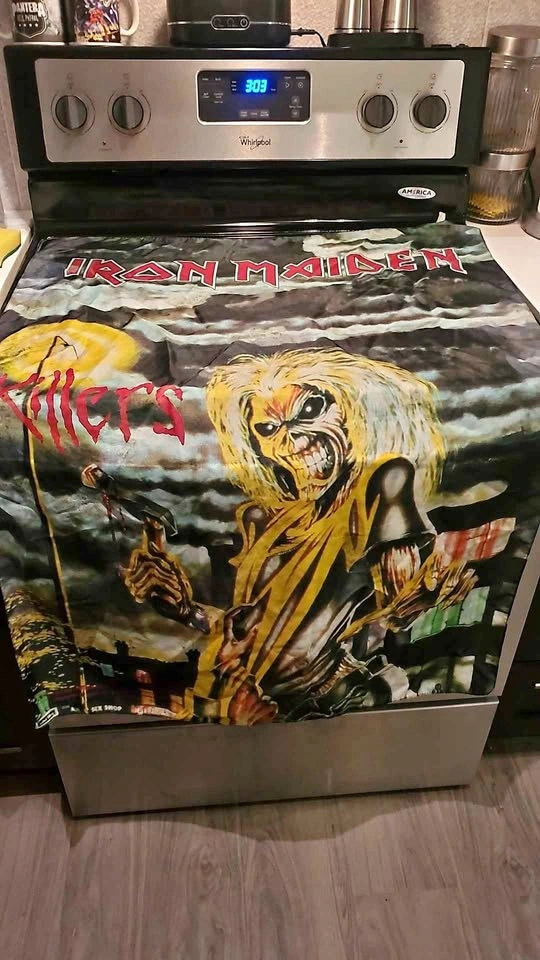 Iron Maiden "Killers" Fabric Wall Banner – Rare Merch!