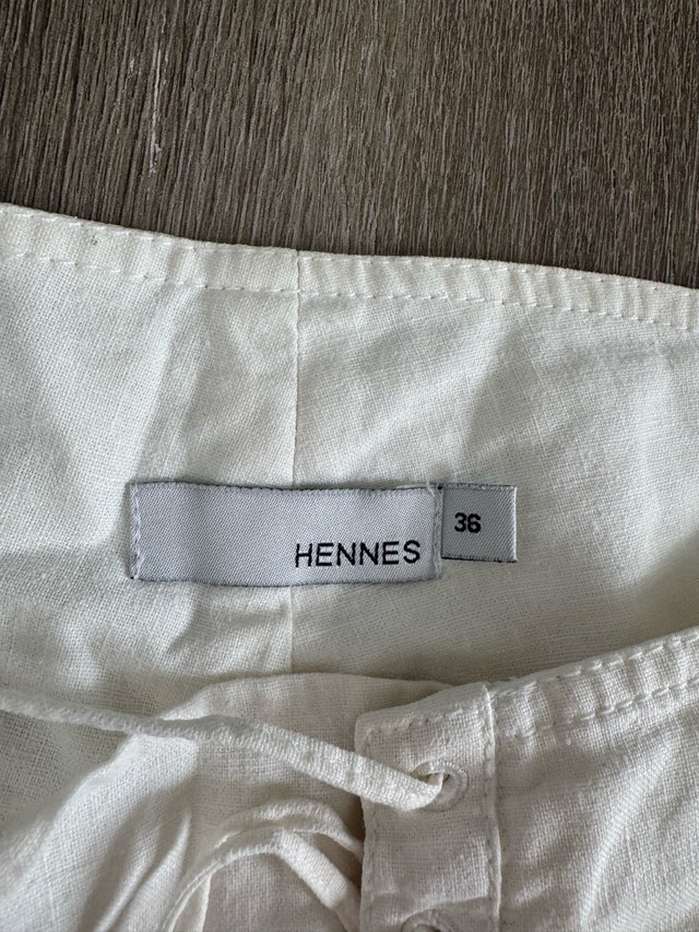 Hennes & Mauritz Linen Blend Lace-Up Pants - photo 2