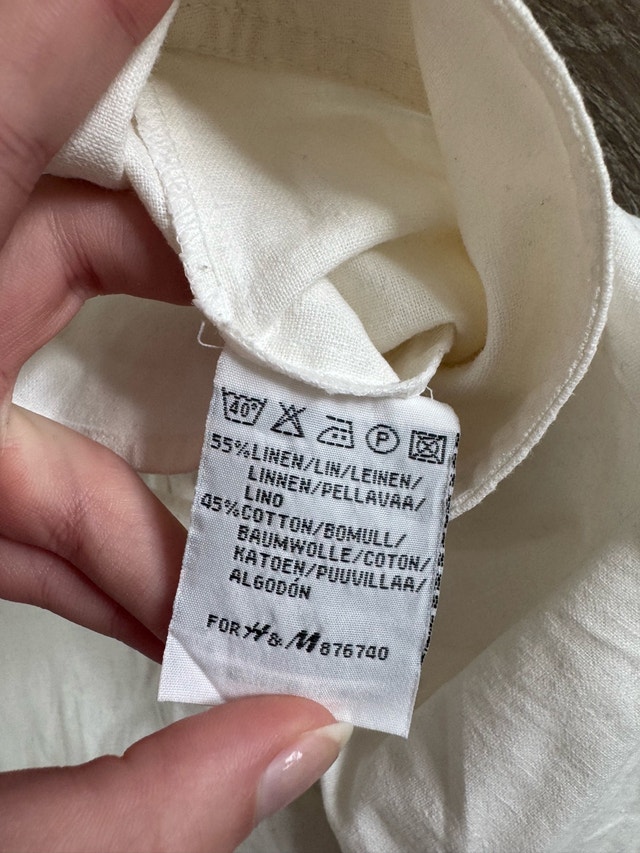 Hennes & Mauritz Linen Blend Lace-Up Pants - photo 3