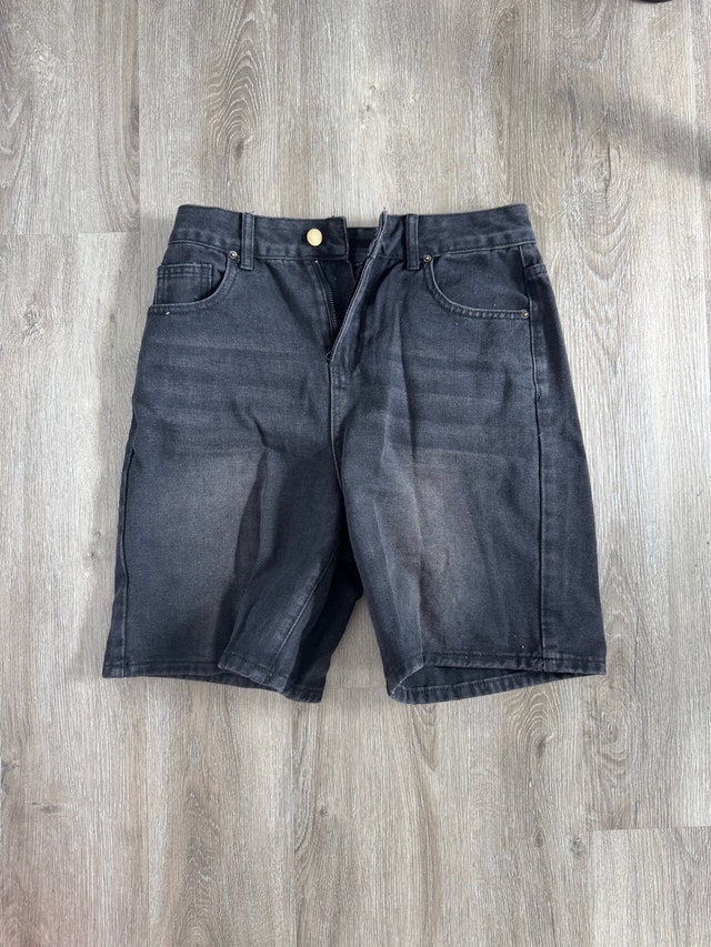 Dazy Black Denim Shorts