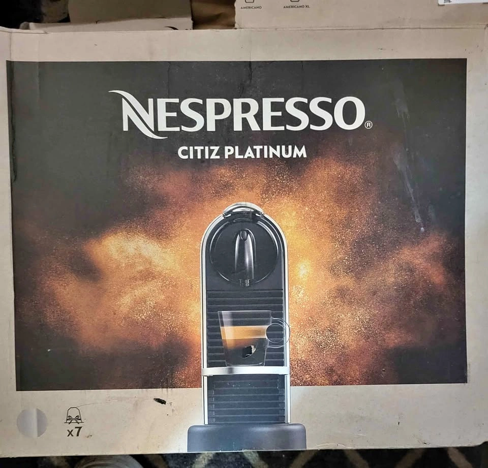 Nespresso CitiZ Platinum Espresso Machine + Aeroccino 3