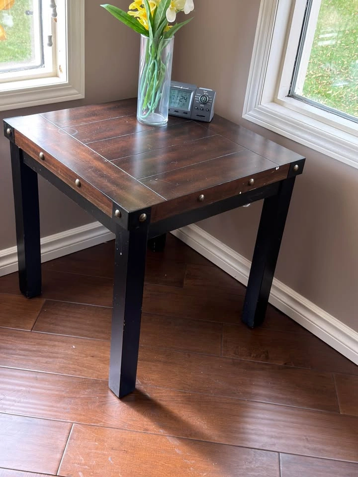 Rustic Industrial Coffee Table and End Table Set - photo 3
