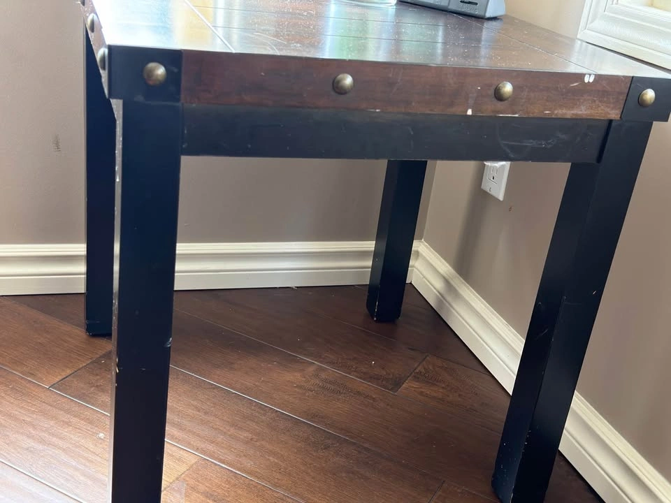Rustic Industrial Coffee Table and End Table Set - photo 4