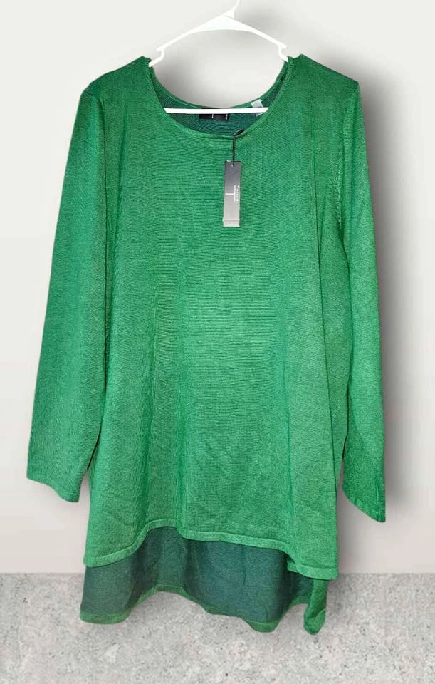 Tahari Emerald Green 2X Sweater