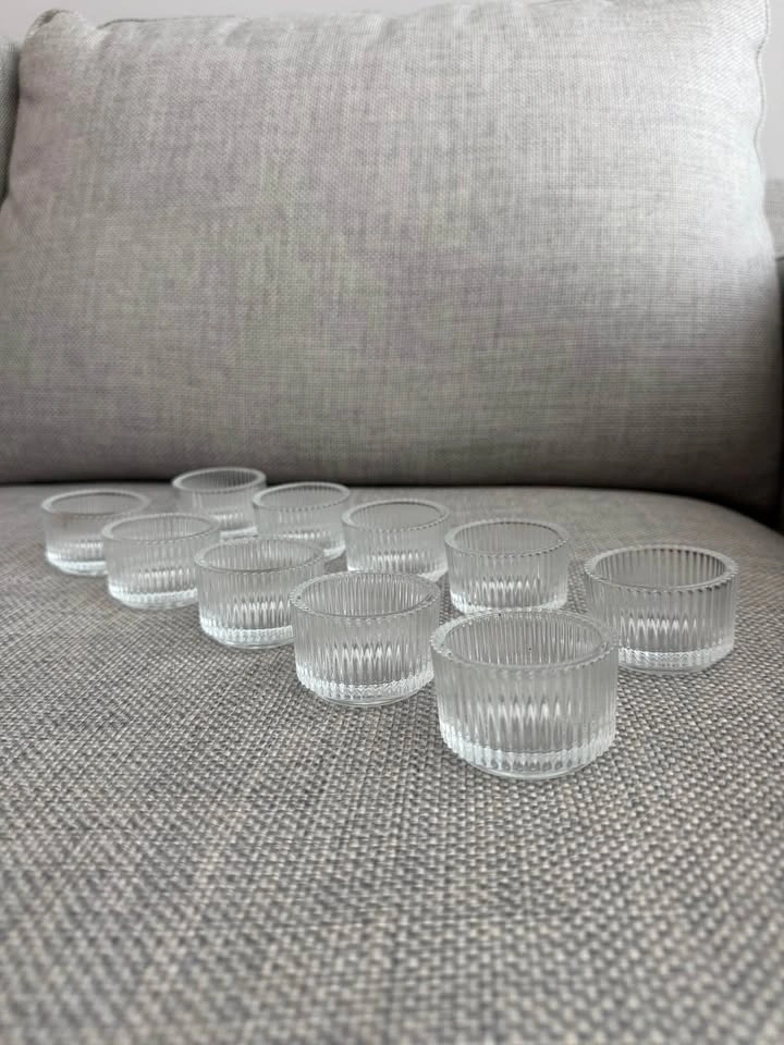 Clear Tealight Holders - photo 2