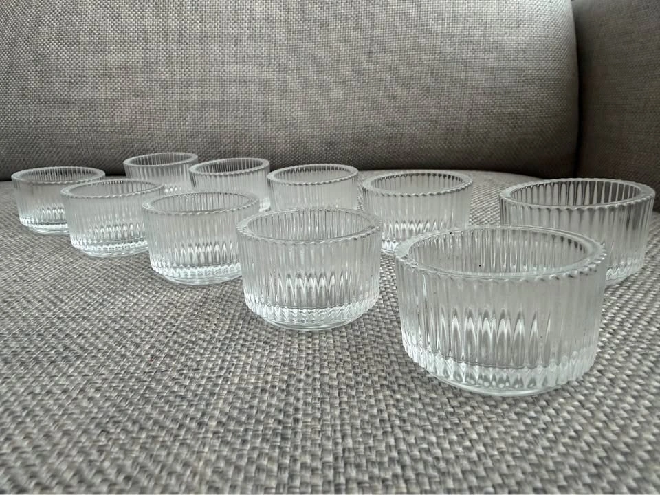 Clear Tealight Holders