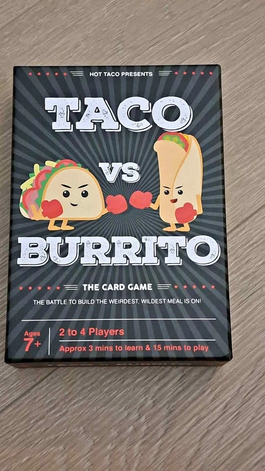 Tacos VS Burrito Card Game