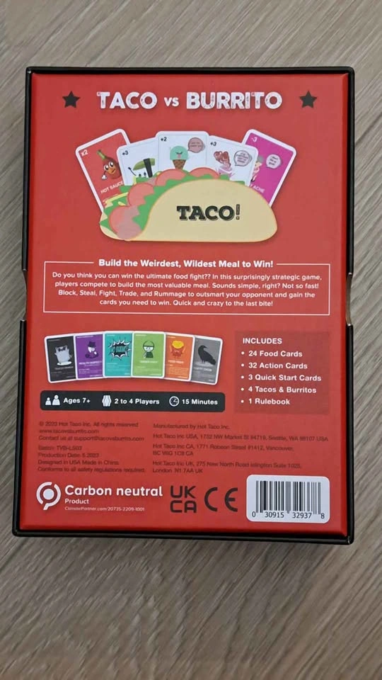 Tacos VS Burrito Card Game - photo 3