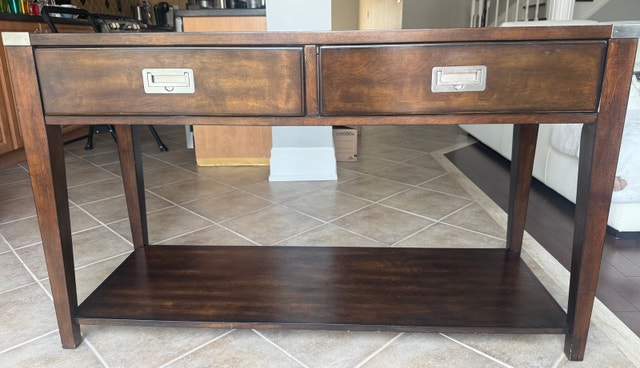 Console Table with Two Drawers
