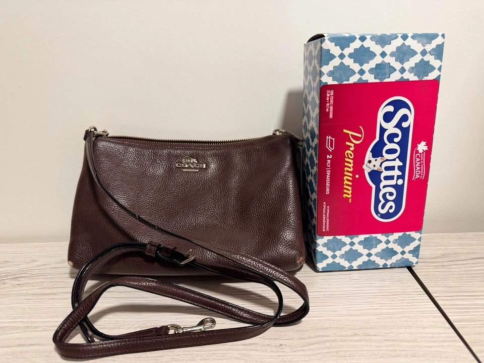 Coach Pebbled Leather Crossbody Bag - photo 4